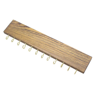 

Wooden Wall Mounted Organizer Display Jewelry Hook Holder For Necklace Earrings Ring Scarf Hangers Jewellery Rack