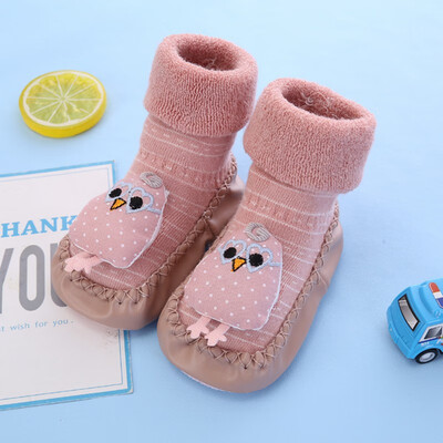 

Autumn Children Baby Socks Casual Fashion Cute Cartoon Slippers Kids Non-Slip Cotton Floor Socks