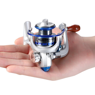 

Mini Fishing Reel Metal Nylon Right-handed Left-handed Pre-Loading Spinning Wheel Supply Accessory