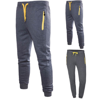 

Gobestart Men Pure Color Pocket Overalls Casual Pocket Sport Work Casual Trouser Pants