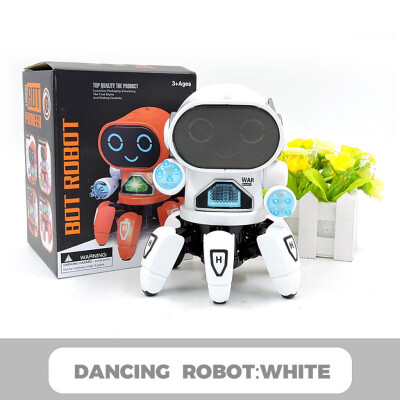 

Siaonvr New Six-Claw Music Dancing Children Electric Robot Birthday Gift