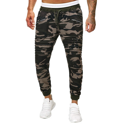 

Gobestart Men Splicing Fold Sriped Overalls Casual Pocket Sport Work Casual Trouser Pants