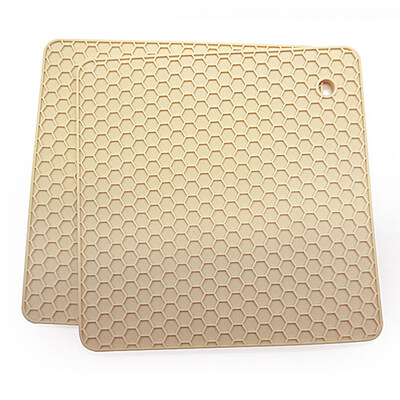 

Heat Resistant Silicone Honeycomb Table Mat Placemat Non-slip Pot Holder Mat UK