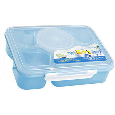 

Microwave Bento Lunch Box Spoon Utensils Picnic Food Container Storage Box