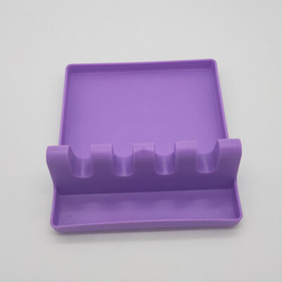 

1Pcs Hot Sale Kitchen Utensil Holder Heat Resistant Spoon Fork Mat Rest Utensil Spatula Holder Kitchen Tool