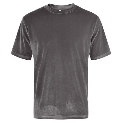

Autumn Men Women Unisex Velvet Short Sleeve T-Shirt Round Neck Tops Tee Shirts