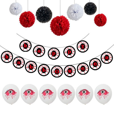 

Halloween Eye Blood Foil Balloons Decoration Halloween Latex Balloons Kit Party Supplies Decoration For Home Accessories