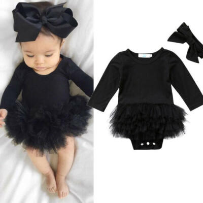 

Newborn Infant Baby Girls Long Sleeve Rompers Jumpsuit Playsuit Clothes Outfits