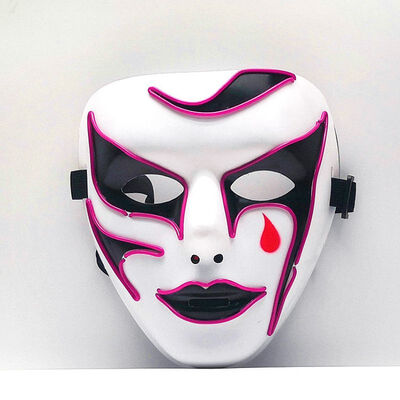 

Halloween Horror Ghost Face Mask Festival Glowing Mask Party Night Performance Fearsome Light Mask