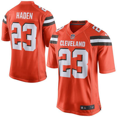 

Youth Football Jersey Cleveland Browns Joe Haden Orange Game Jersey