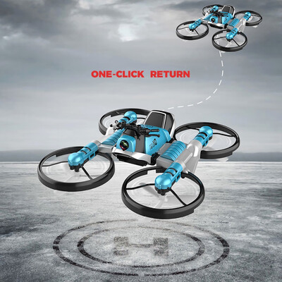 

Siaonvr Unique 2-In-1 Folding Remote Control Drone And Motorcycle Vehicle Multi-Function