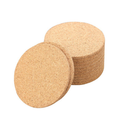 

Toponeto 10 x Cork Wood Drink Coaster Tea Coffee Cup Mat Table Decor Bottle Tableware