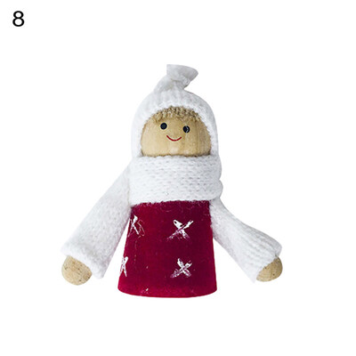 

Christmas Tree Hanging Angel Doll Pendant Ornament with Rope Home Decoration