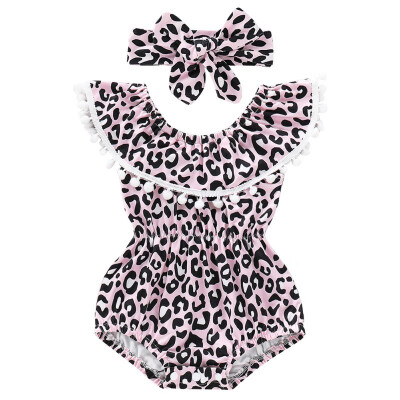 

Baby Girl Bodysuit Leopard Print Baby Clothes Bodysuit Sunsuit Toddler Clothing Summer Baby Clothes Jumpsuit