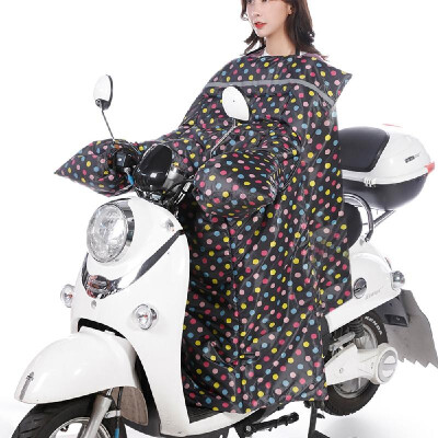 

Electric Motorcycle Windshield Winter Plus Velvet Thickening Universal Large Wing Scooter Warmer Increase Battery Car Tram Windpr