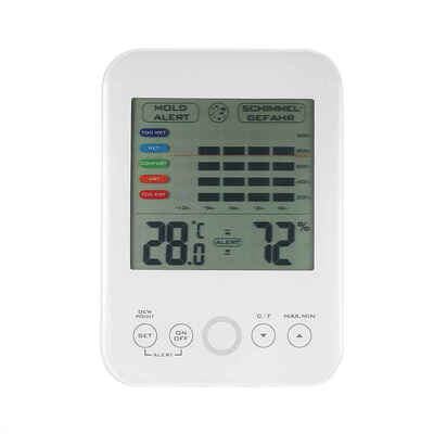 

LCD Digital Indoor Thermometer Hygrometer Mold Alert Comfort Level Display Home Temperature Humidity Meter Tester
