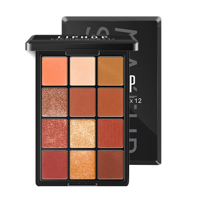 

New Arrival 12 Color Shimmer Eye Shadow Palette Makeup Tools Professional Eyeshadow Palette Waterproof Powder