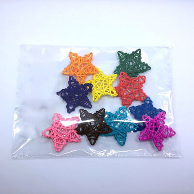 

10PCS 6101215cm Lovely Rattan Ball Star Sepak Takraw Easter Birthday Home Wedding Party Decorations DIY Ornaments Rattan Ball