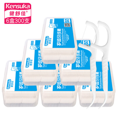 

Jianshujia professional dental floss stick 50 box of 6 boxes of 300 round wire