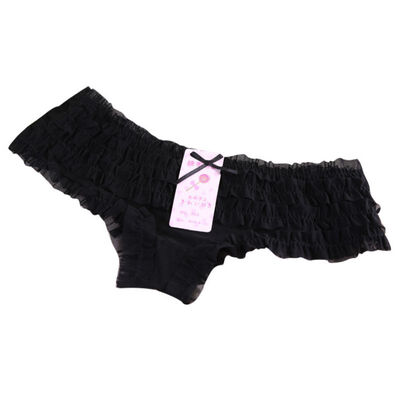 

Women Lace Ruffles Sexy Women Briefs Panties Female Underwear Womens Sheer Panties Butt Lifter Briefs
