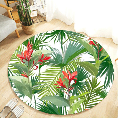 

〖Follure〗Botany Elements Blanket Round Bathroom carpet 55cm