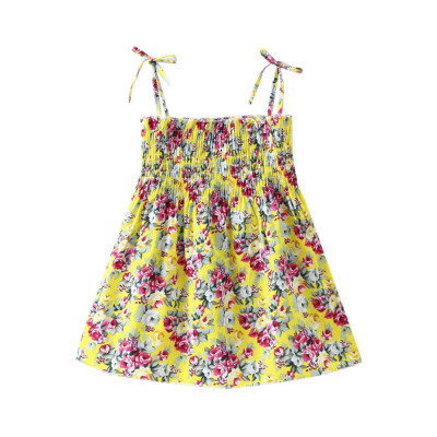 

Kids Dresses For Girls Baby Clothes Summer Sleeveless Kids Girl Dress Princess Floral Vestido Infantil Clothing Fashionable 2019