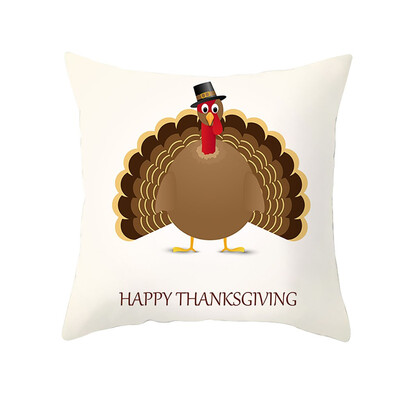 

〖Follure〗Thanksgiving Turkey Pillow Case Cushion Cover Sofa Bed Car Cushion Decor NEW