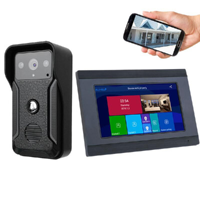 

1080P 7 Inches WIFI Smart Video Intercom Doorbell Door Phone Support APP Control Remote Unlocking