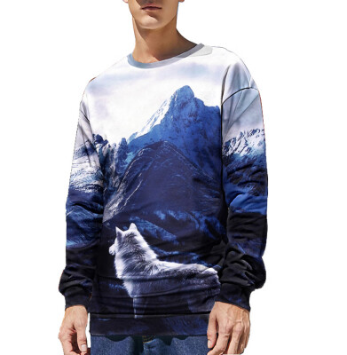 

Toponeto Mens New Style Fashion T-Shirt With 3D Printing And Long Sleeves Sweater Blouse