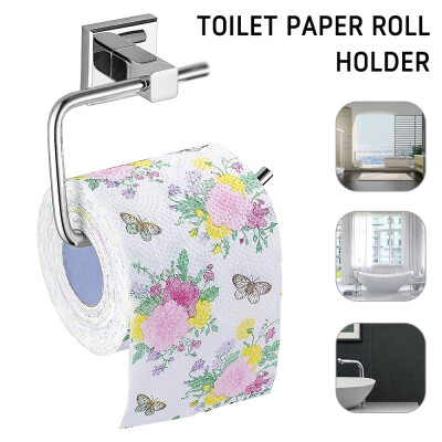 

Modern Toilet Paper Roll Holder in Chrome •WC Bathroom Wall Mounted