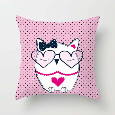 

Cartoon Animal Owl Cushion Covers Sofa Bed Throw Pillow Case Children Home Decor