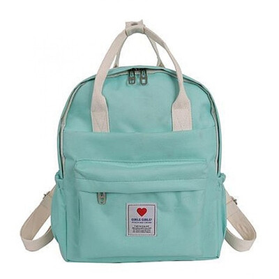 

new type of jog shoulder bag Japan&South Korea high school wind student bag travel waterproof backpack luminous buckle