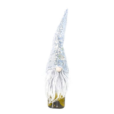 

Unique Wine Bottle Cover Santa Sequin Champagne Wine Bottles Cover Sleeve Bag Table Christmas Decoration
