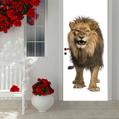 

Tailored Christmas lion Door Cover Holiday Covers Decoration 30-Inch By 65-Feet