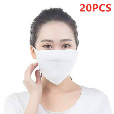 

1020PCS 3 Layer Anti-dust Reusable Cotton Mouth Face Masks Mouth Cover for Man&Woman