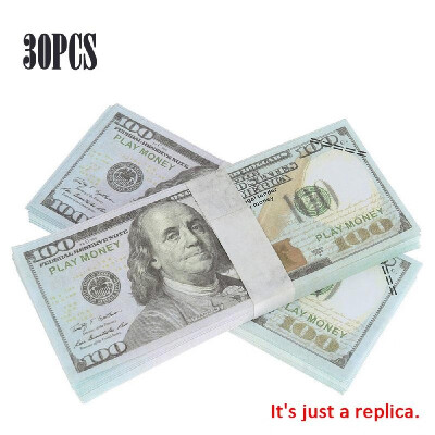 

Replica 50PCS Dollar Bill Souvenir Banknote Commemorative Banknotes Realistic Fake Play Money With U  Characteristics Real Lookin