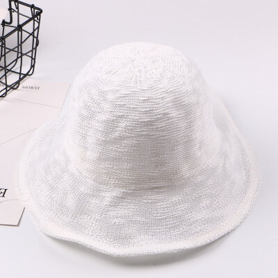 

Korean foldable sunscreen fishermans basin hat