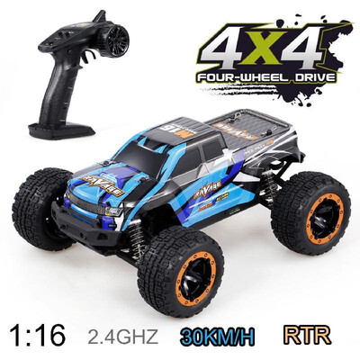 

Linxtech 16889 116 30kmh 4WD RC Car Big Foot 24G High Speed Car Toy for Adult Kids Orange