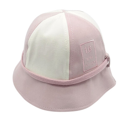 

Kids Sun Headwear Baby Boys Girls Toddler Minimalist Patchwork Mixed Color Bucket Hats Caps