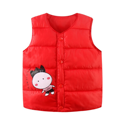 

Winter Baby Girls Boys vestJacket Thick Hooded Newborn Jacket Outwear Casual Infant Children Girl Boy Clothes Coats