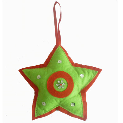 

Toponeto Christmas Decor Gifts Fabric Pendant Tree Ornament Party Home Hanging Decor