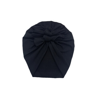 

8 Colors Newborn Hat Winter Warm Cotton Baby Beanie Hat For Children&39S Hats Top Bow knot Turban Baby Cap