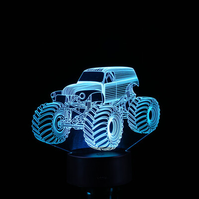 

〖Follure〗LED 3D Illuminated Lamp Optical Desk Night Light With 7 Color Changing