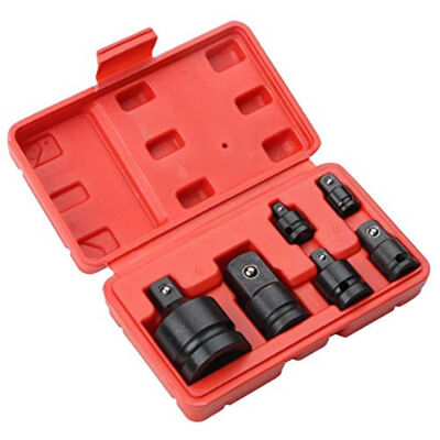 

6PCS 12 34 38 14 Ratchet Wrench Socket Adapter Spanner Set Converter Drive Reducer Air Wrench Set