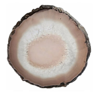 

Round Faux Agate Slice Geode Cup Mat Stone Coaster Beverage Pad Table Decor