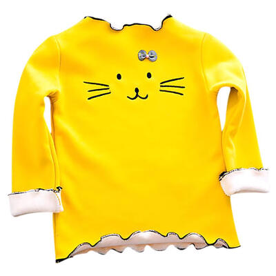 

Autumn Baby Girl Long Sleeve T-Shirts Kids Cartoon Printed Tops Tees Casual Blouse