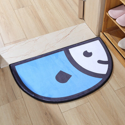 

Gobestart Cartoon Animal Floor Mats Gateway Bathroom Door Water Absorbent Anti-slip Mat