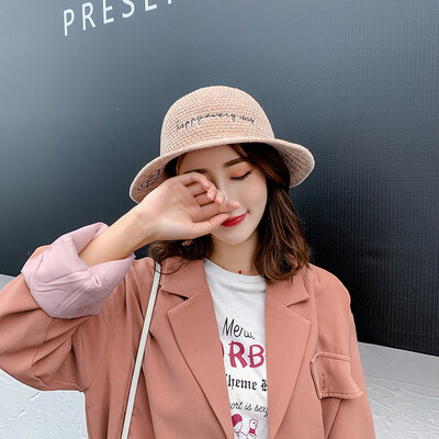 

Net red fisherman hat female Japanese Joker Sun Hat autumn&winter new sun visor Korean wave velvet warm