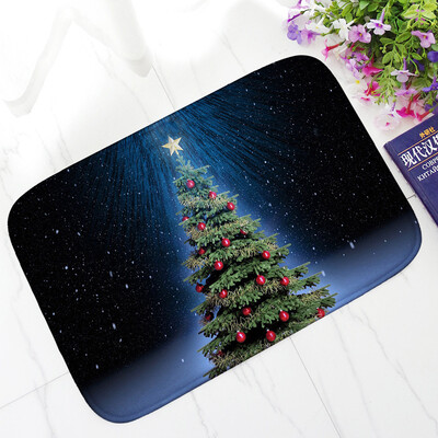 

Tailored Christmas HD Printed Non-Slip Bath Mat Absorbent Home Decor