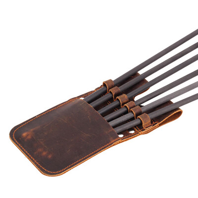 

Archery Arrows Practice Nocks Fletches Target Points Arrow Quiver Cowhide